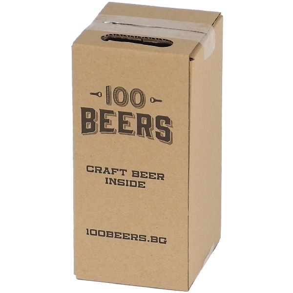100 beers 6 beers box closed