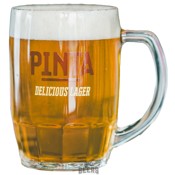 Pinta Mug - Delicious Lager Pinta Mug - Delicious Lager